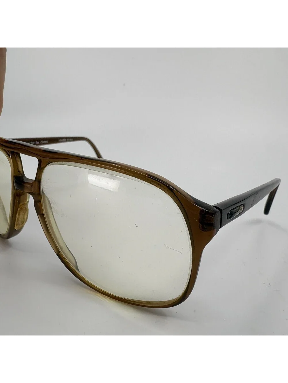 Stetson 39N Brown Hue Eyeglasses Frame Only 58-16 145mm China Vintage